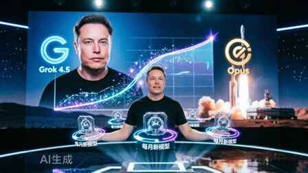 馬斯克：Grok 4.5接近Opus，每月發一個新模型，AI圈要變天？