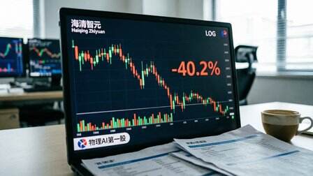 跌幅超40%!“物理AI第一股”海清智元,估值泡沫破了?